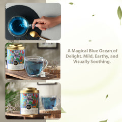 Butterfly Pea Blue Herbal Tisane | Tin | 25 Tea Bags
