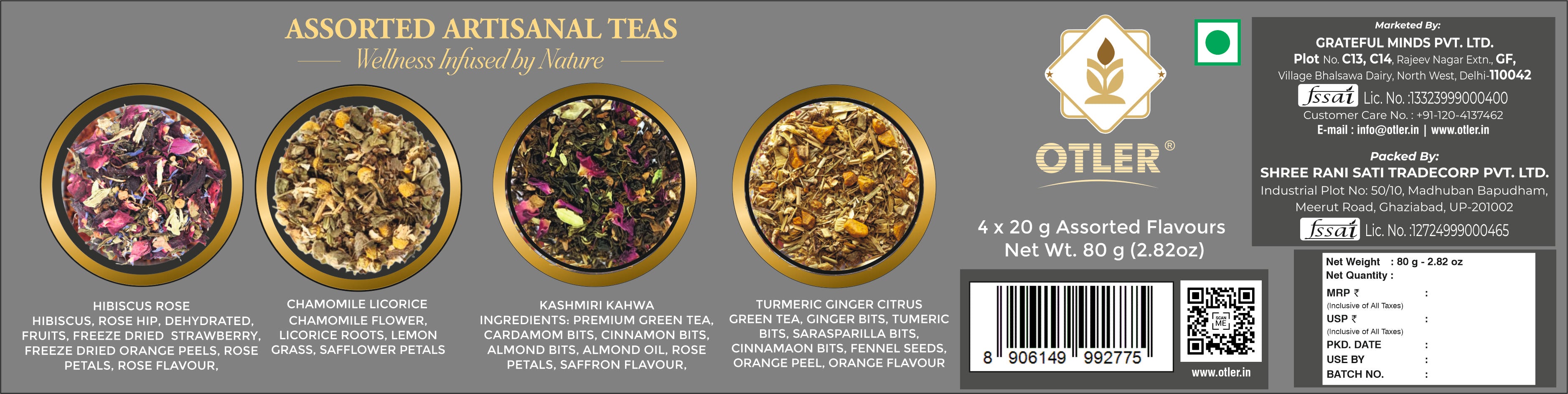 4-in-1 Assorted | Small Clear Tins