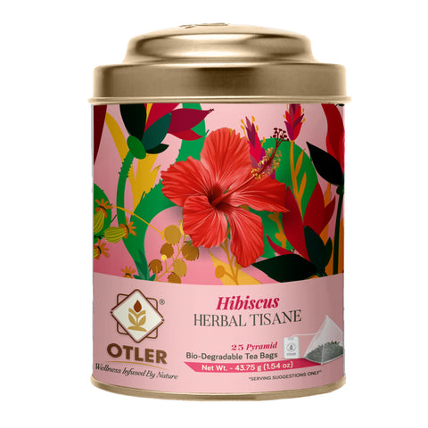 Hibiscus Herbal Tisane | Tin | 25 Tea Bags