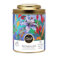 Butterfly Pea Blue Herbal Tisane | Tin | 25 Tea Bags