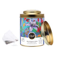 Butterfly Pea Blue Herbal Tisane | Tin | 25 Tea Bags