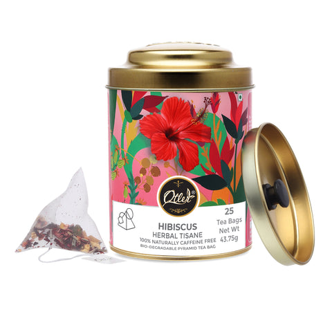 Hibiscus Herbal Tisane | Tin | 25 Tea Bags