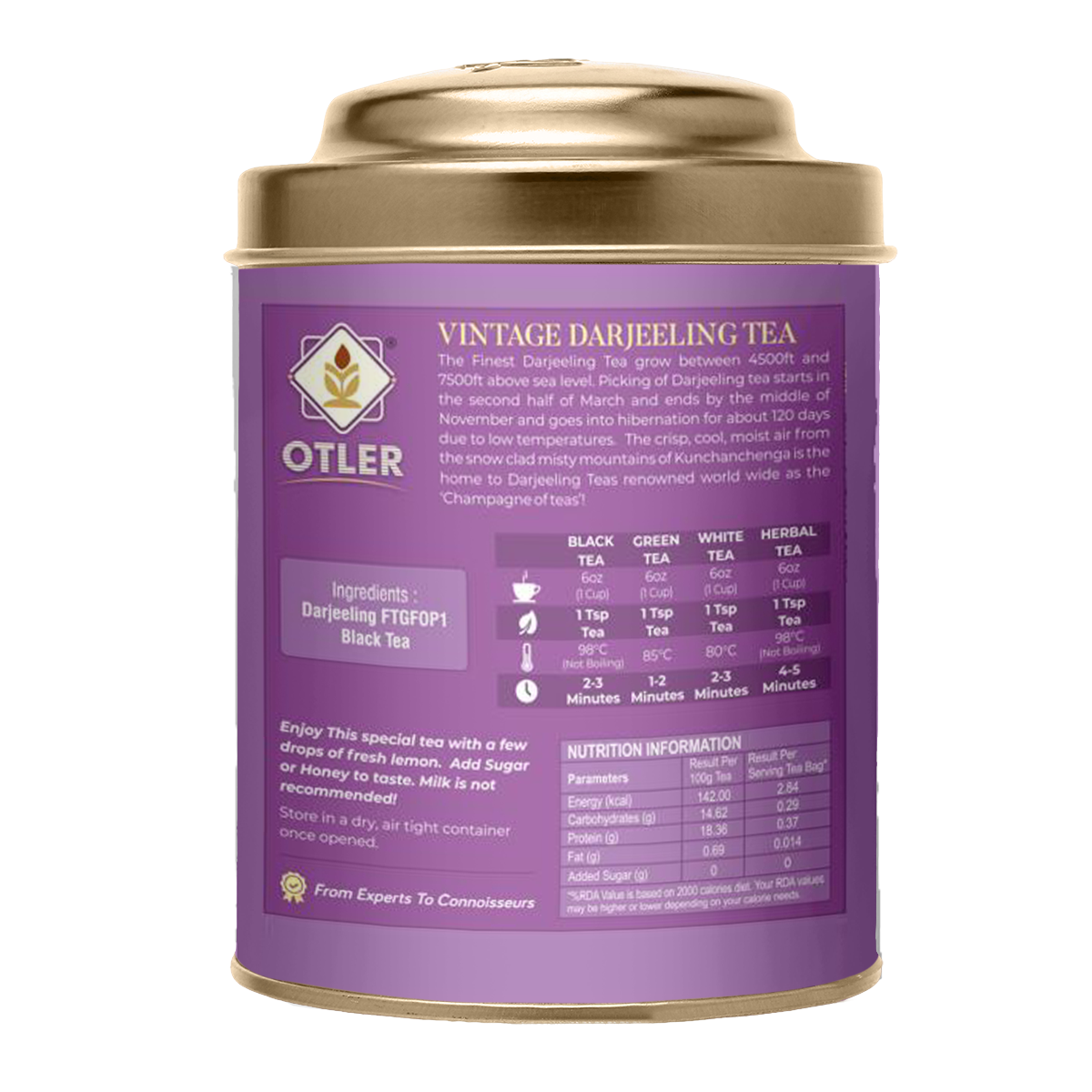 Vintage Darjeeling Black Tea | Tin 100g