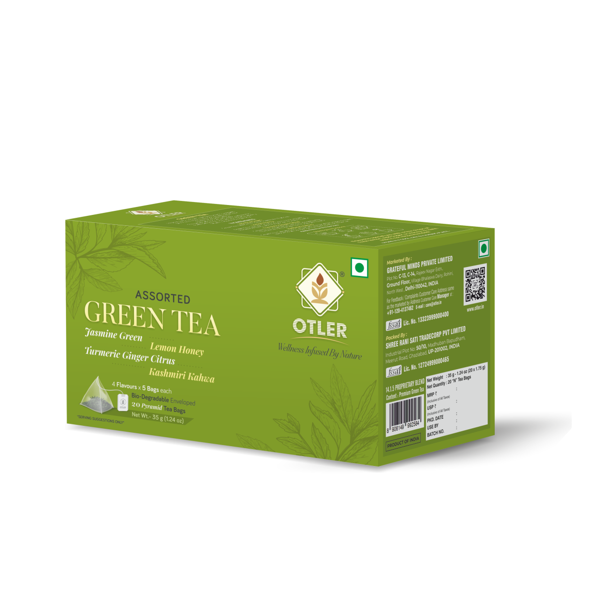 Assorted Green Tea | 20 Tea Bags