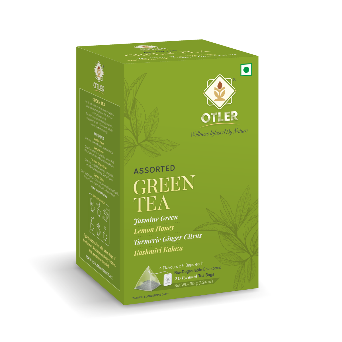 Assorted Green Tea | 20 Tea Bags