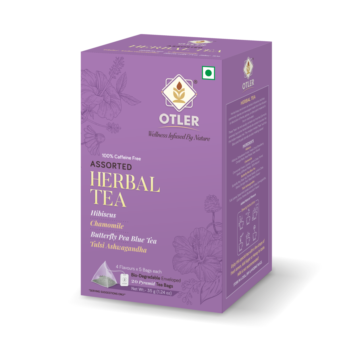 Assorted Herbal Tea | 20 Tea Bags