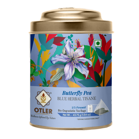 Butterfly Pea Blue Herbal Tisane | Tin | 25 Tea Bags
