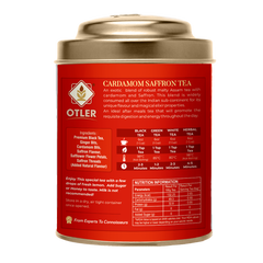 Masala Cardamom Saffron | Black Tea | Tin 100g