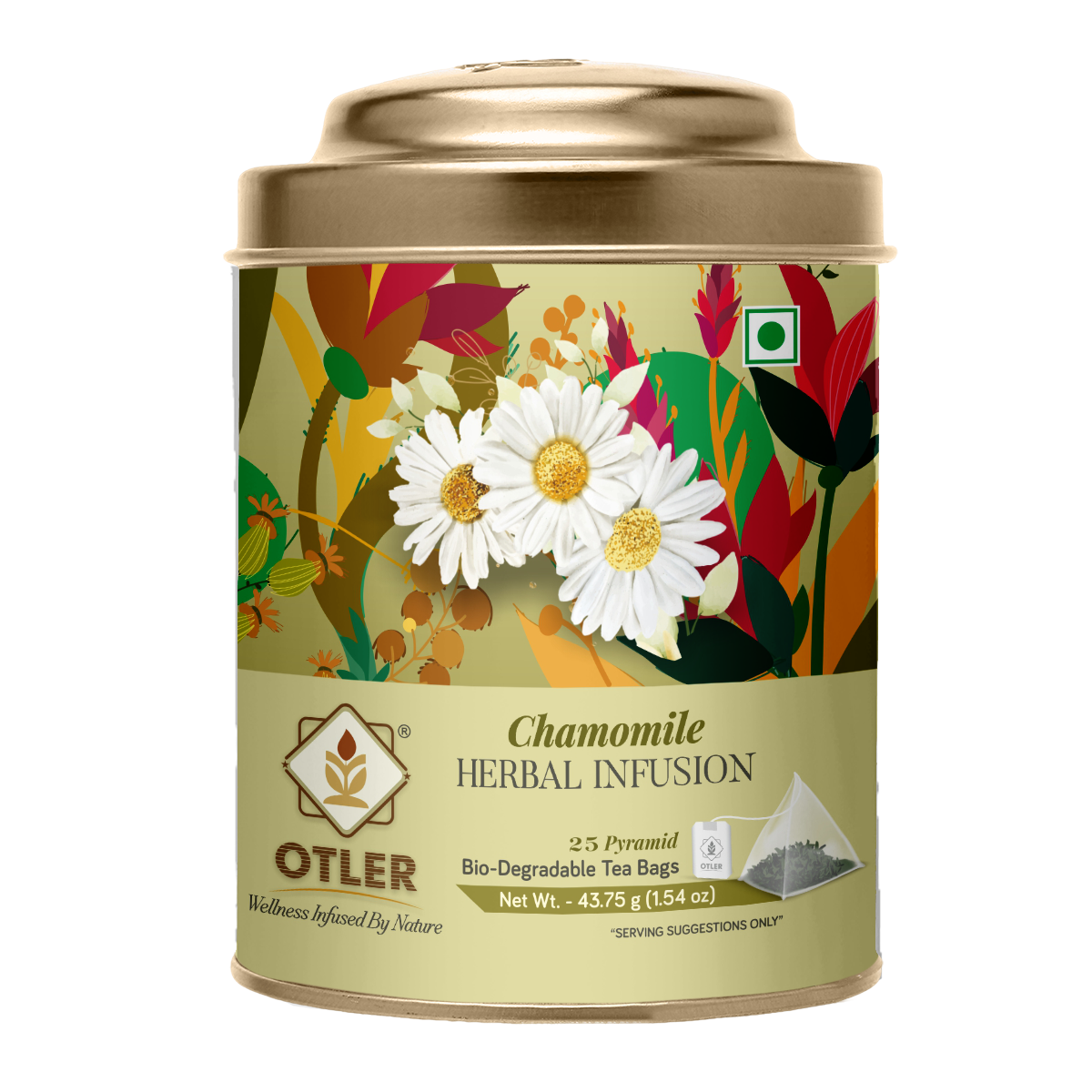 Chamomile Herbal Infusion | Tin | 25 Tea Bags