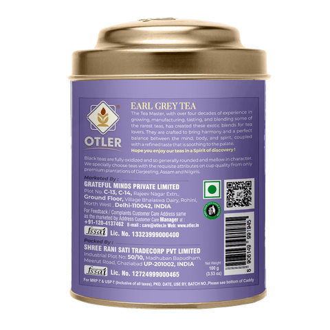 Earl Grey Black Tea | Tin 100g