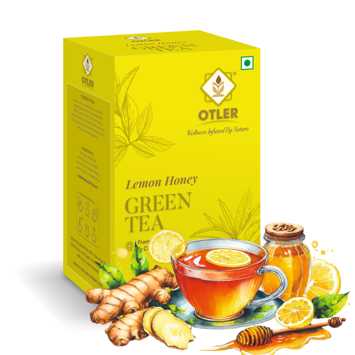 Lemon Honey Green Tea | 20 Tea Bags