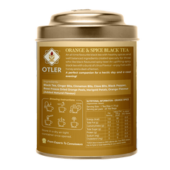 Orange & Spice Black Tea | Tin | 25 Tea Bags