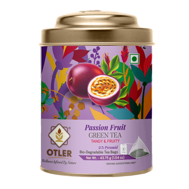 Passion Fruit Green Tea | Tin | 25 Tea Bags