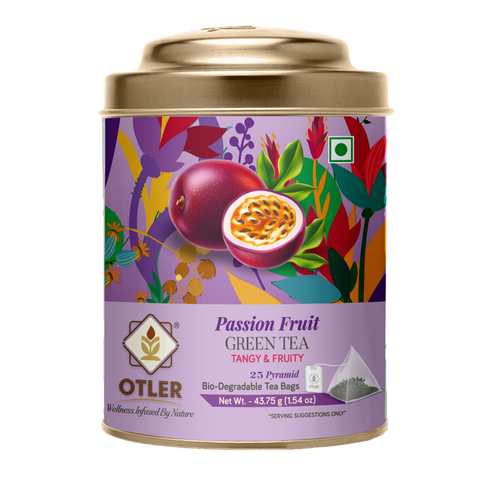 Passion Fruit Green Tea | Tin | 25 Tea Bags