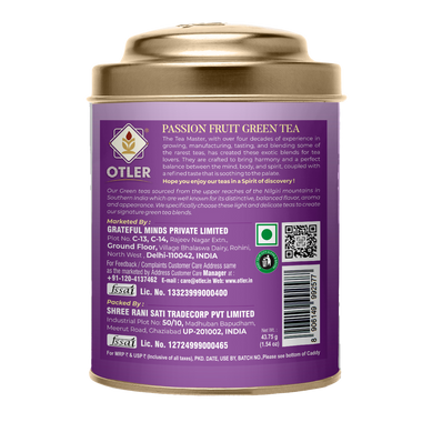 Passion Fruit Green Tea | Tin | 25 Tea Bags