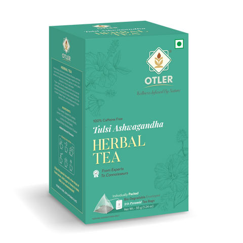 Tulsi  Ashwagandha Herbal Tea | 20 Tea Bags
