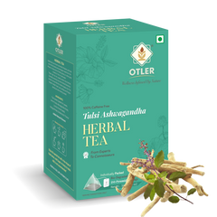 Tulsi  Ashwagandha Herbal Tea | 20 Tea Bags