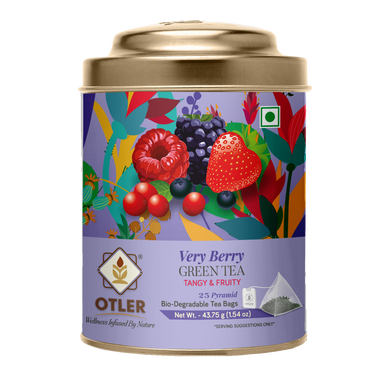 Very Berry Green Tea | Tin | 25 Tea Bags