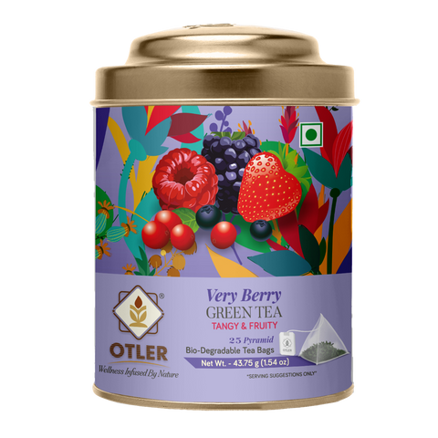 Very Berry Green Tea | Tin | 25 Tea Bags